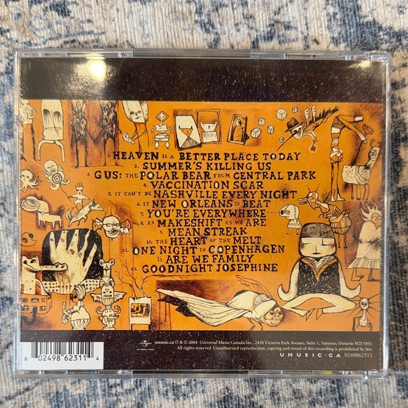 The Tragically Hip 'In Between Evolution' CD - Orange Cover - Picture 2 of 6